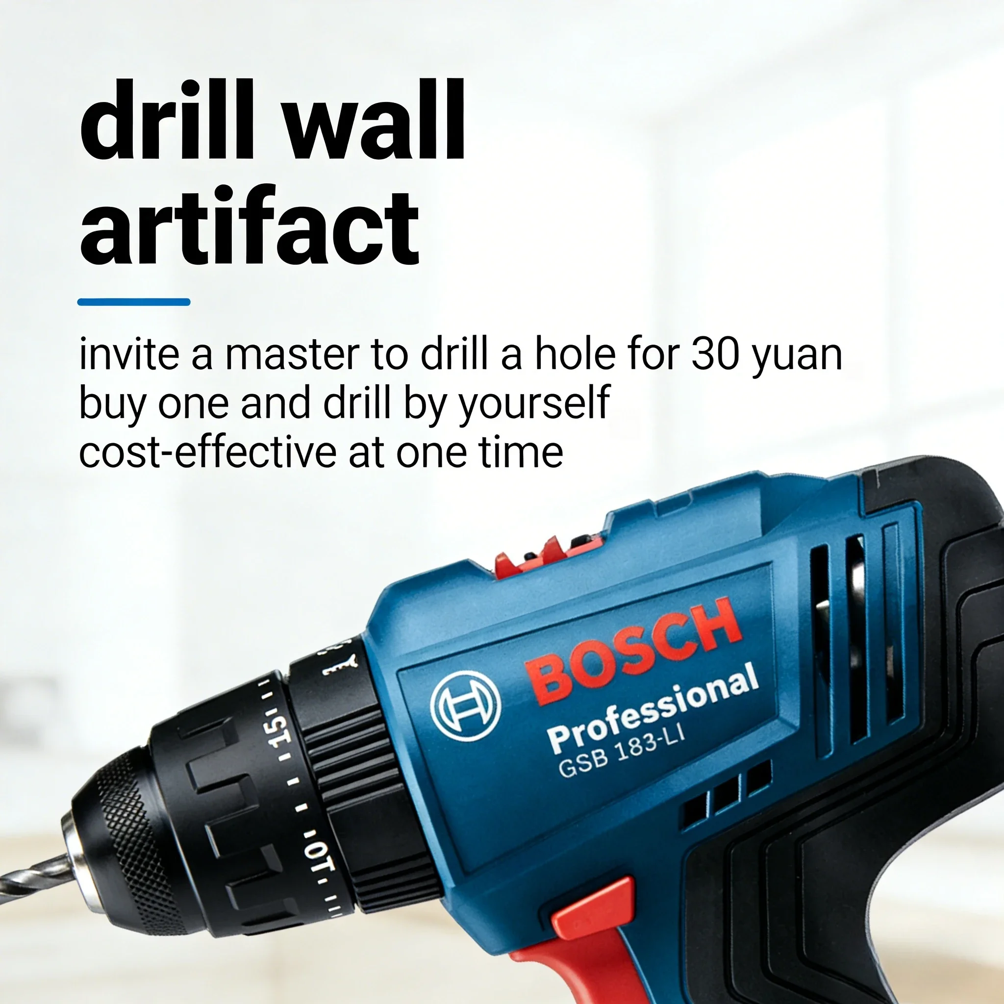Power Tools Hand Tools - Bosch GSB183-LI 18V Cordless Impact Drill