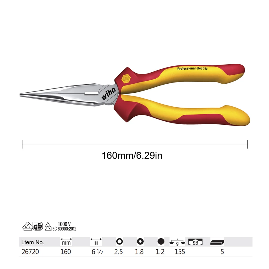 Wiha 1000V VDE Insulated Plier - đánh giá và giá Power Tools Germany