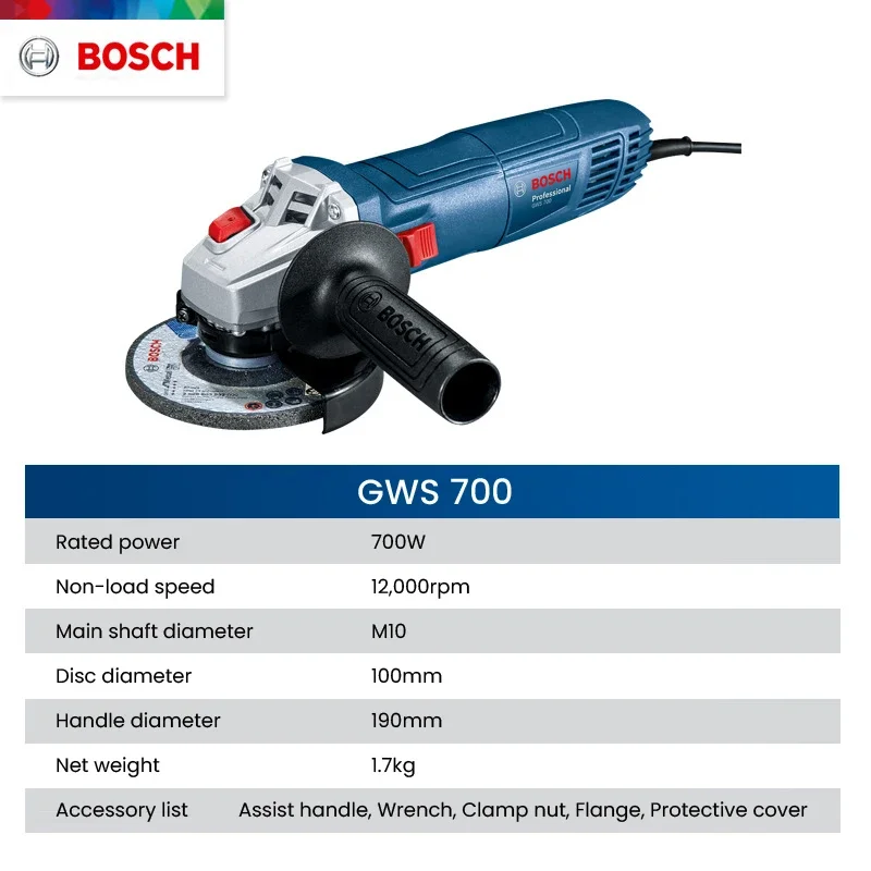 Bosch GWS 700 Angle Grinder Wi - đánh giá và giá Power Tools Used