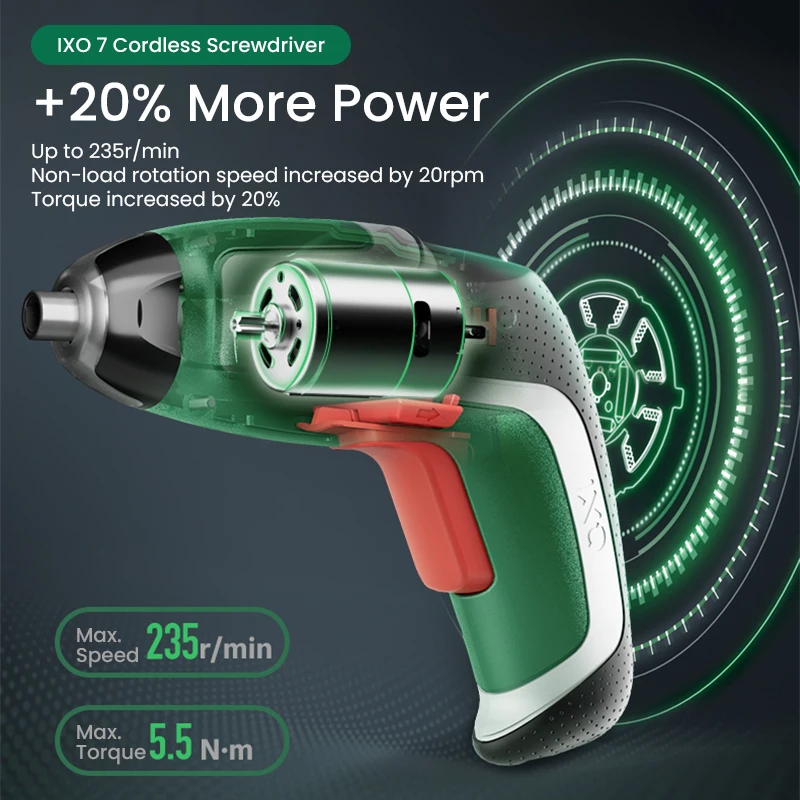 Bosch IXO 7 Cordless Screwdriv - đánh giá và giá Power Tools Hand Tools