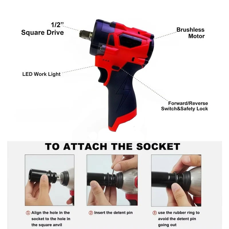 12V Brushless Electric Impact  - đánh giá và giá Power Tools Milwaukee