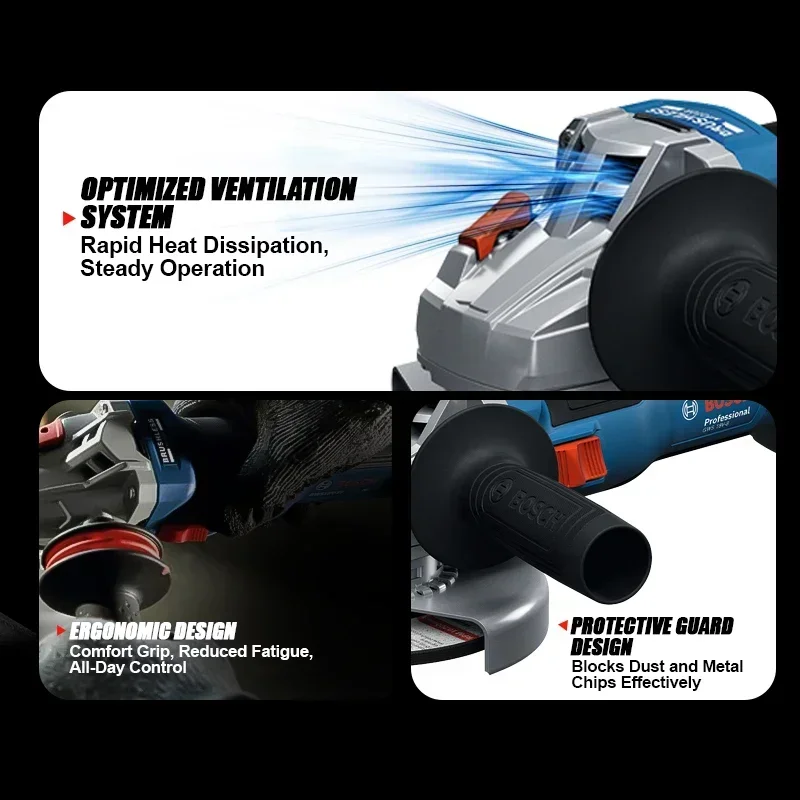 BOSCH GWS 18V-8 Cordless Angle - đánh giá và giá Power Tools Cordless
