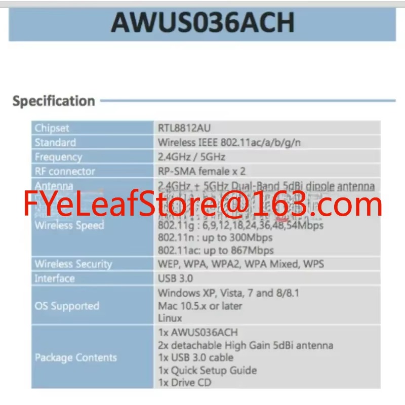 ALFA AWUS036ACH RTL8812AU Mac  - đánh giá và giá Power Tools For Linux